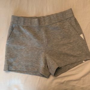 Lululemon grey knit shorts